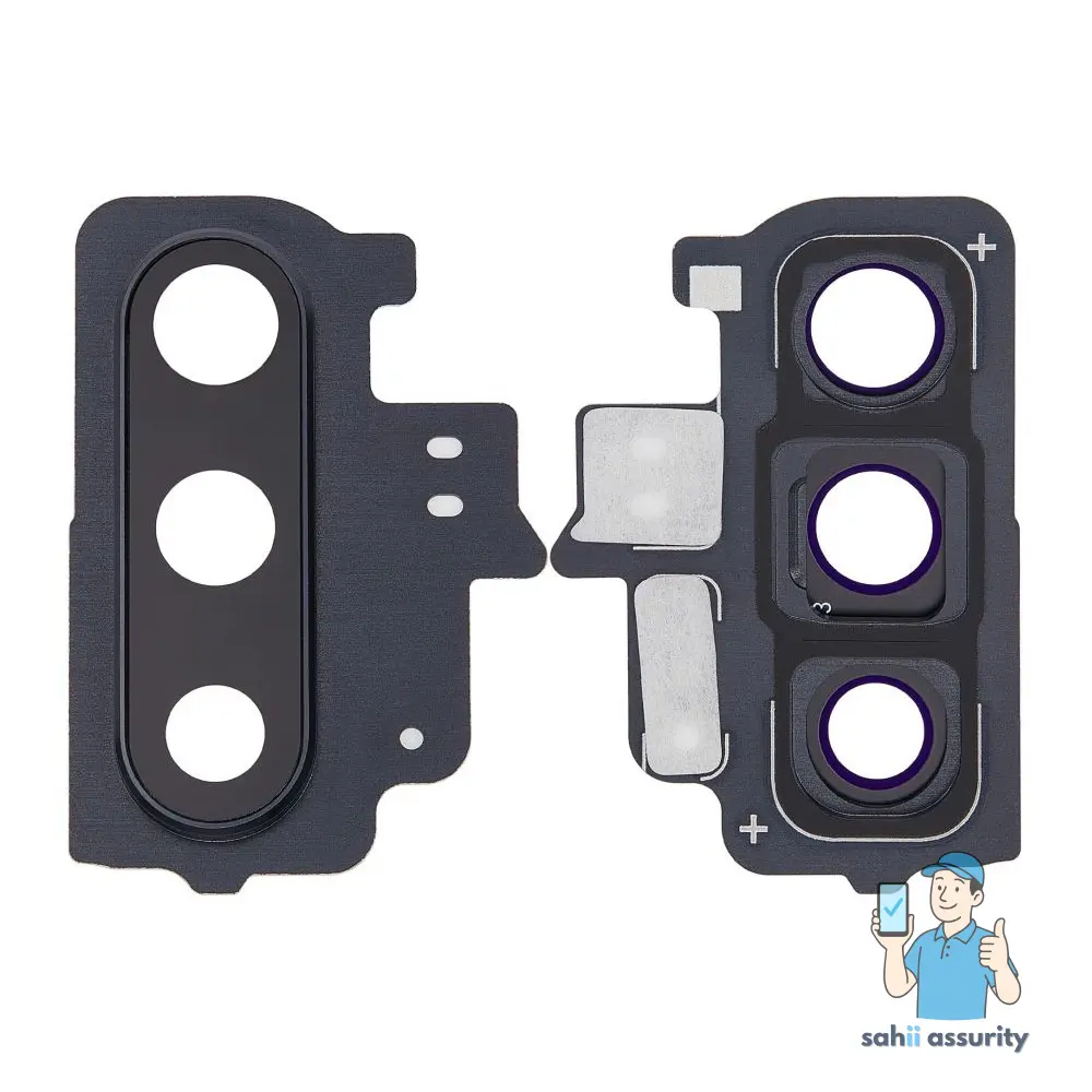 Camera Lens Glass with Frame for Samsung Galaxy Note10 5G Black